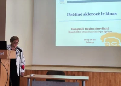 Asociacijos šviečiamoji veikla apie išsėtinę sklerozę